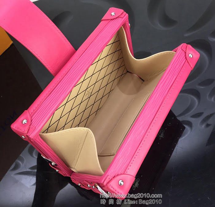 路易威登LV 頂級原單 M53137 經典款Petite Malle手袋 Epi皮革面 定制旅行箱 精品小號包袋  YDH2421